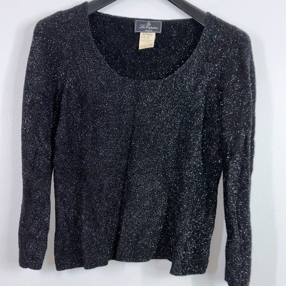 Les Copains couture vintage fuzzy sweater size 10